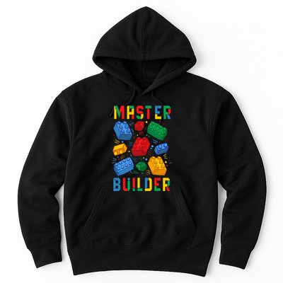 Brick Builder Funny Blocks Master Builder Hoodie