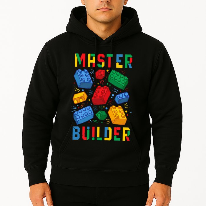 Brick Builder Funny Blocks Master Builder Hoodie