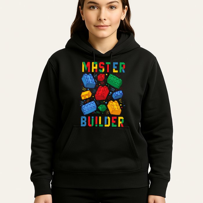 Brick Builder Funny Blocks Master Builder Hoodie