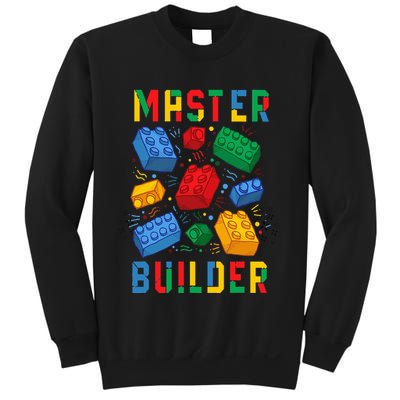 Brick Builder Funny Blocks Master Builder Sweatshirt