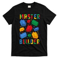 Brick Builder Funny Blocks Master Builder T-Shirt