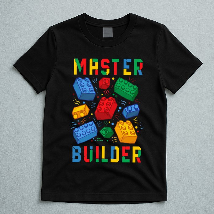 Brick Builder Funny Blocks Master Builder T-Shirt