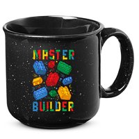 Brick Builder Funny Blocks Master Builder 15oz Campfire Ceramic Mug