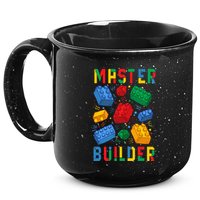 Brick Builder Funny Blocks Master Builder 15oz Campfire Ceramic Mug