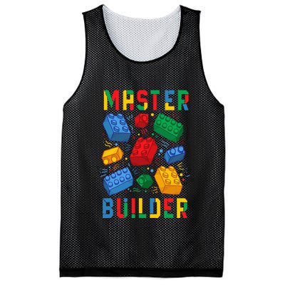 Brick Builder Funny Blocks Master Builder Mesh Reversible Basketball Jersey Tank
