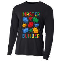 Brick Builder Funny Blocks Master Builder Cooling Performance Long Sleeve Crew