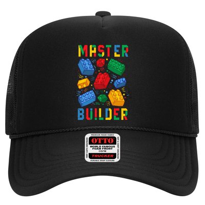 Brick Builder Funny Blocks Master Builder Trucker Hat