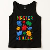 Brick Builder Funny Blocks Master Builder Tank Top