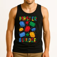 Brick Builder Funny Blocks Master Builder Tank Top