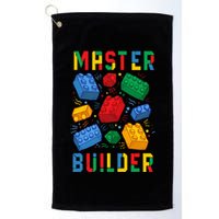 Brick Builder Funny Blocks Master Builder Golf Towel