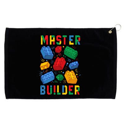 Brick Builder Funny Blocks Master Builder Grommeted Golf Towel