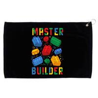Brick Builder Funny Blocks Master Builder Grommeted Golf Towel