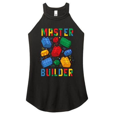Brick Builder Funny Blocks Master Builder Women's Perfect Tri Rocker Tank