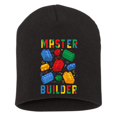 Brick Builder Funny Blocks Master Builder Short Acrylic Beanie