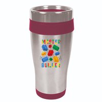Brick Builder Funny Blocks Master Builder 16oz Travel Tumbler