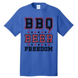 Bbq Beer Freedom Gift Tall T-Shirt