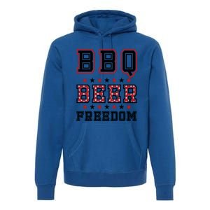 Bbq Beer Freedom Gift Premium Hoodie