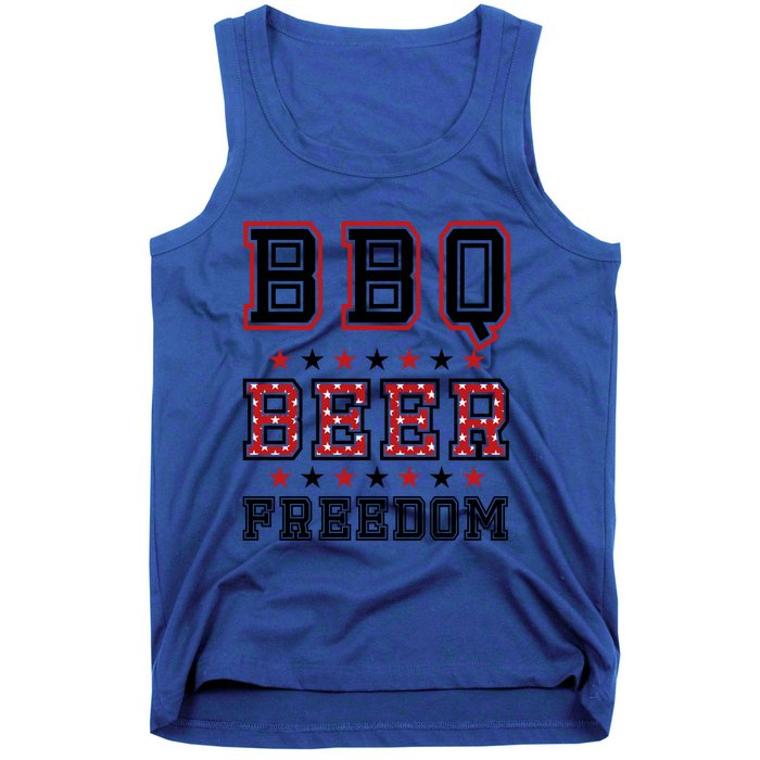 Bbq Beer Freedom Gift Tank Top