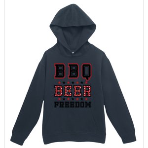 Bbq Beer Freedom Gift Urban Pullover Hoodie