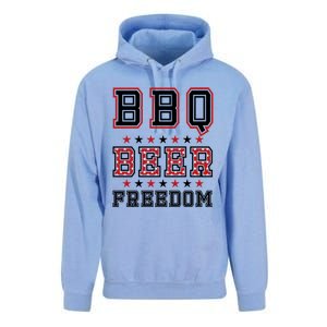 Bbq Beer Freedom Gift Unisex Surf Hoodie