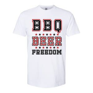 Bbq Beer Freedom Gift Softstyle CVC T-Shirt