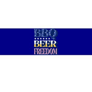 Bbq Beer Freedom Food Fun Gift Bumper Sticker