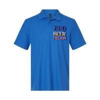 Bbq Beer Freedom Food Fun Gift Softstyle Adult Sport Polo