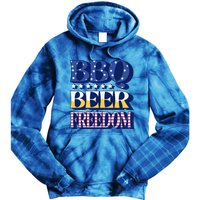 Bbq Beer Freedom Food Fun Gift Tie Dye Hoodie