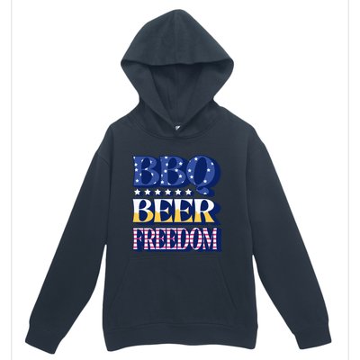 Bbq Beer Freedom Food Fun Gift Urban Pullover Hoodie