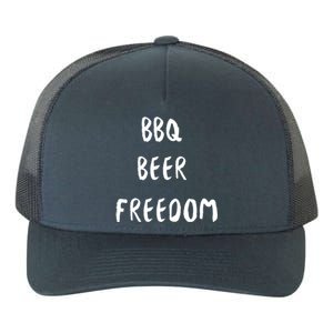 Bbq Beer Freedom Gift Yupoong Adult 5-Panel Trucker Hat