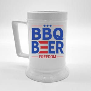 Bbq Beer Freedom Funny America 2020 Proud American Gift Beer Stein