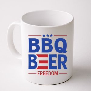 Bbq Beer Freedom Funny America 2020 Proud American Gift Coffee Mug