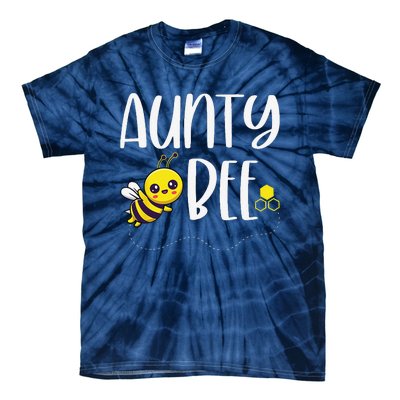 Birthday Bee Family Matching Aunty Bee Auntie Beekeeper Aunt Tie-Dye T-Shirt