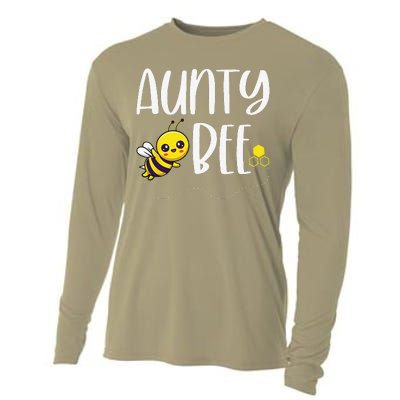 Birthday Bee Family Matching Aunty Bee Auntie Beekeeper Aunt Cooling Performance Long Sleeve Crew