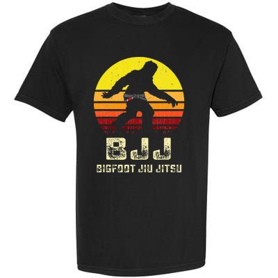 Bjj Bigfoot Funny Sasquatch Jiu Jitsu Martial Arts Garment-Dyed Heavyweight T-Shirt