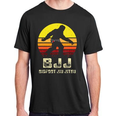 Bjj Bigfoot Funny Sasquatch Jiu Jitsu Martial Arts Adult ChromaSoft Performance T-Shirt