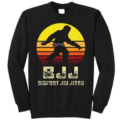 Bjj Bigfoot Funny Sasquatch Jiu Jitsu Martial Arts Tall Sweatshirt