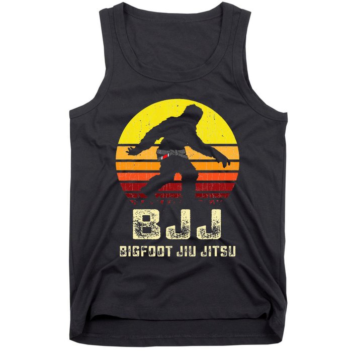 Bjj Bigfoot Funny Sasquatch Jiu Jitsu Martial Arts Tank Top