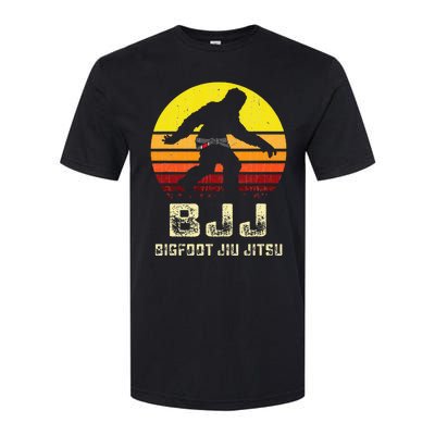 Bjj Bigfoot Funny Sasquatch Jiu Jitsu Martial Arts Softstyle CVC T-Shirt