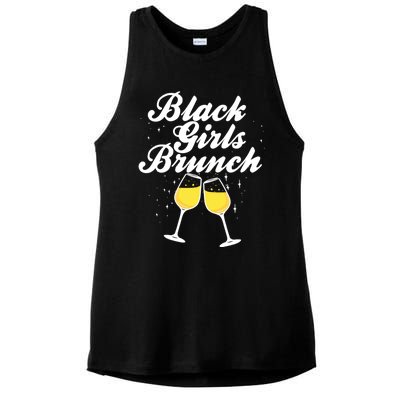 Black Brunch Funny Mimosa Black Brunch Gift Ladies PosiCharge Tri-Blend Wicking Tank