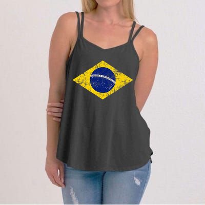 Brasil Brazilian Flag Green Women's Strappy Tank