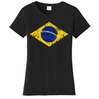 Brasil Brazilian Flag Green Women's T-Shirt