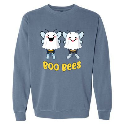 Boo Bees Funny Halloween Gift Garment-Dyed Sweatshirt