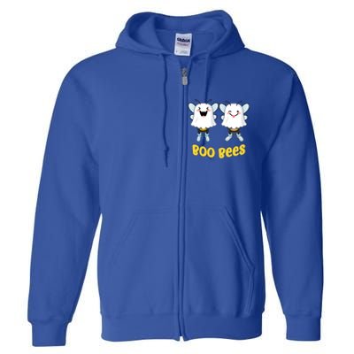 Boo Bees Funny Halloween Gift Full Zip Hoodie