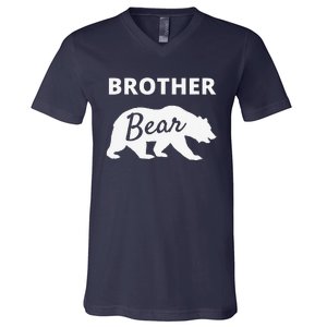 Brother Bear Fathers Day Gift From Wife Son Daughter V-Neck T-Shirt