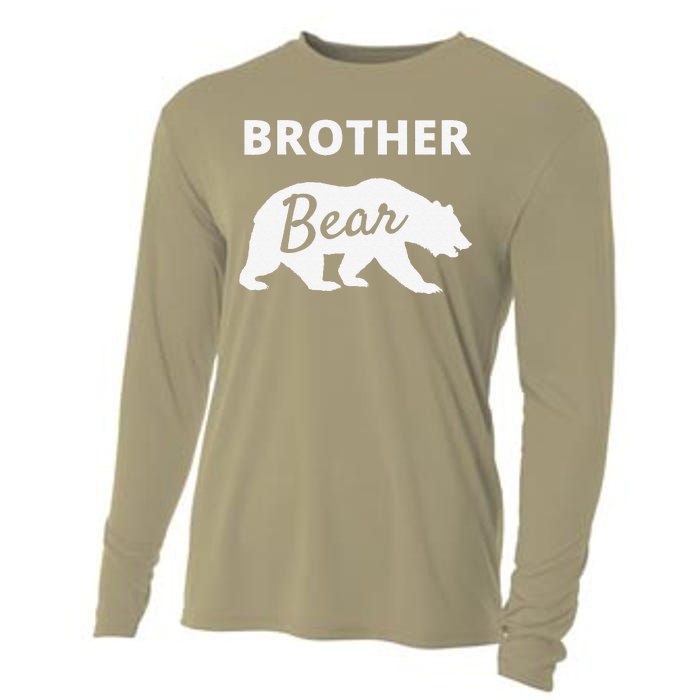 Brother Bear Fathers Day Gift From Wife Son Daughter Cooling Performance Long Sleeve Crew