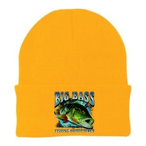 Big Bass Fishing Knit Cap Winter Beanie