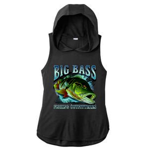 Big Bass Fishing Ladies PosiCharge Tri-Blend Wicking Draft Hoodie Tank