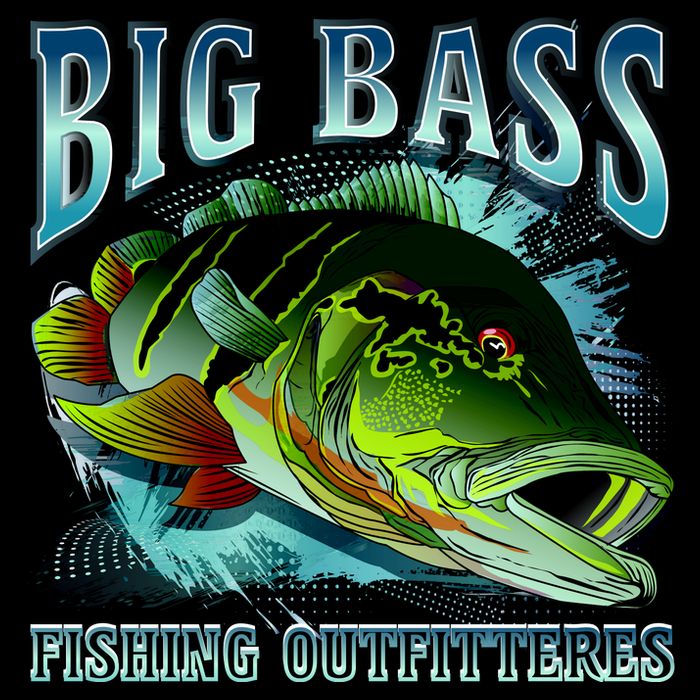 Big Bass Fishing Apron