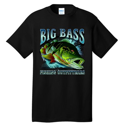 Big Bass Fishing Tall T-Shirt